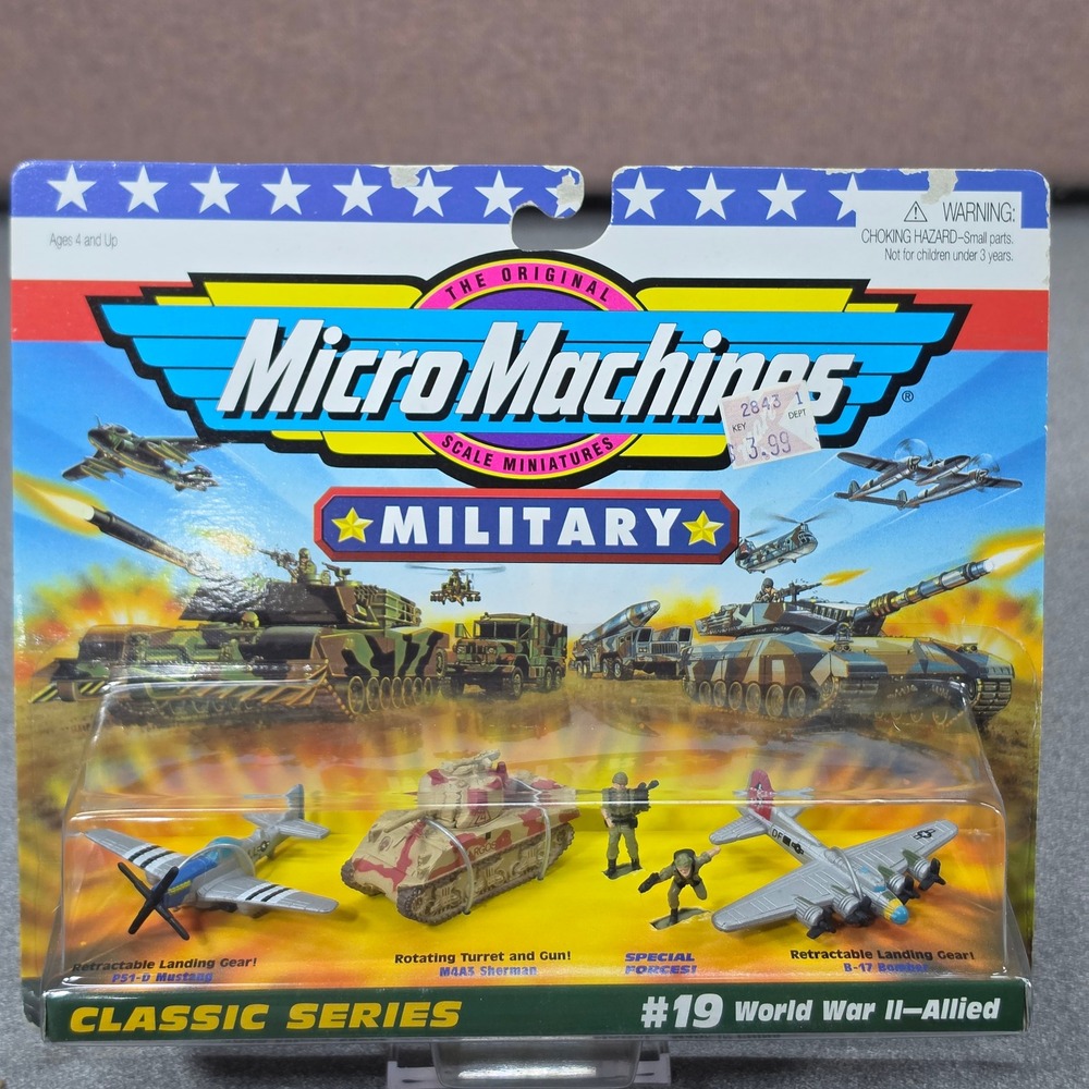 Micro Machines Military Classic Series #19 WWII Allied Set New Galoob Multi NEW